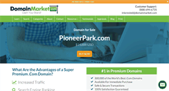 Desktop Screenshot of pioneerpark.com